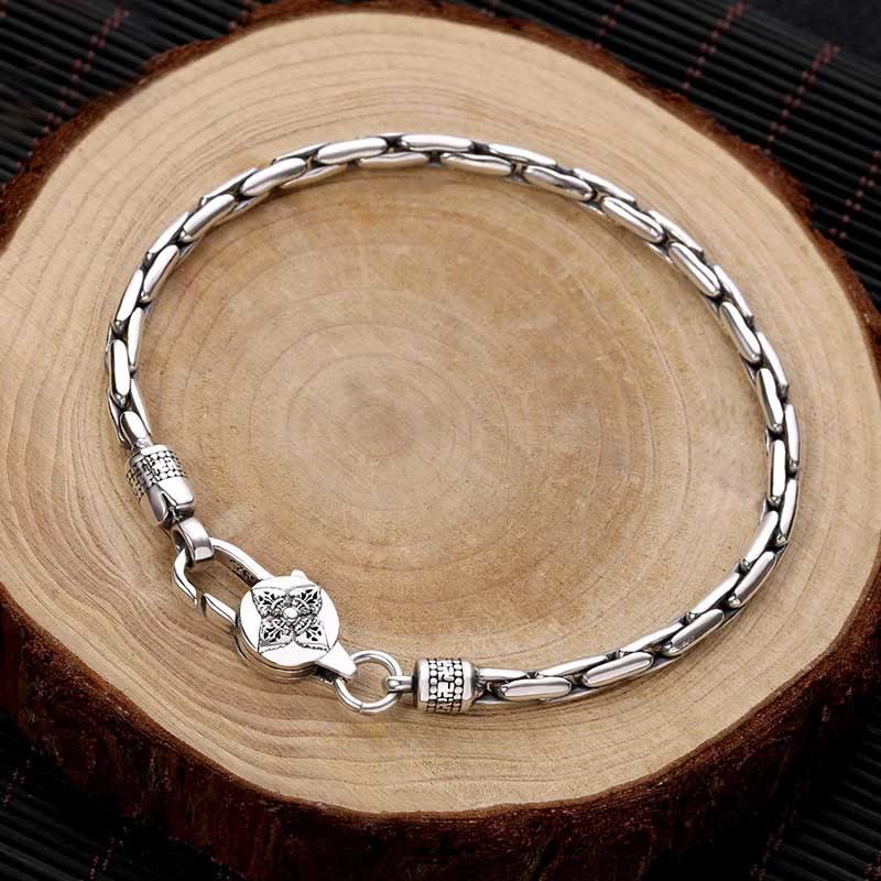 KarmaRipple's Tibetan Double Dorje Om Mani Padme Hum Buddha Swastika Vajra Strength Bracelet p1