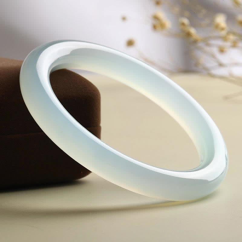 KarmaRipple's Authentic Aquamarine Blessing Serenity Bangle Bracelet p1