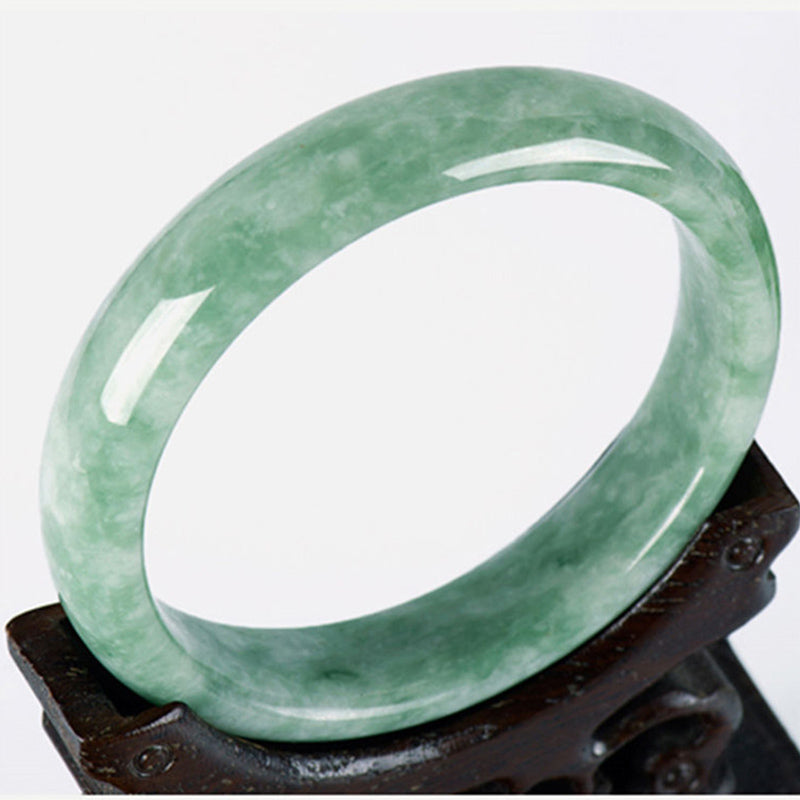 KarmaRipple's Authentic Jade Prosperity Bangle Bracelet p1