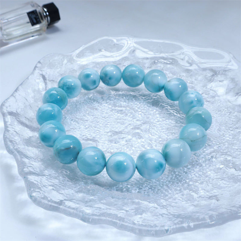 KarmaRipple's Authentic Larimar Wisdom Confidence Bracelet p1