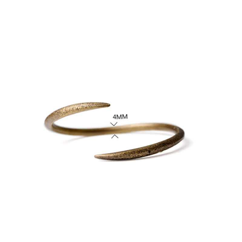 KarmaRipple's Simple Design Bronze Fortune Adjustable Cuff Bracelet p14