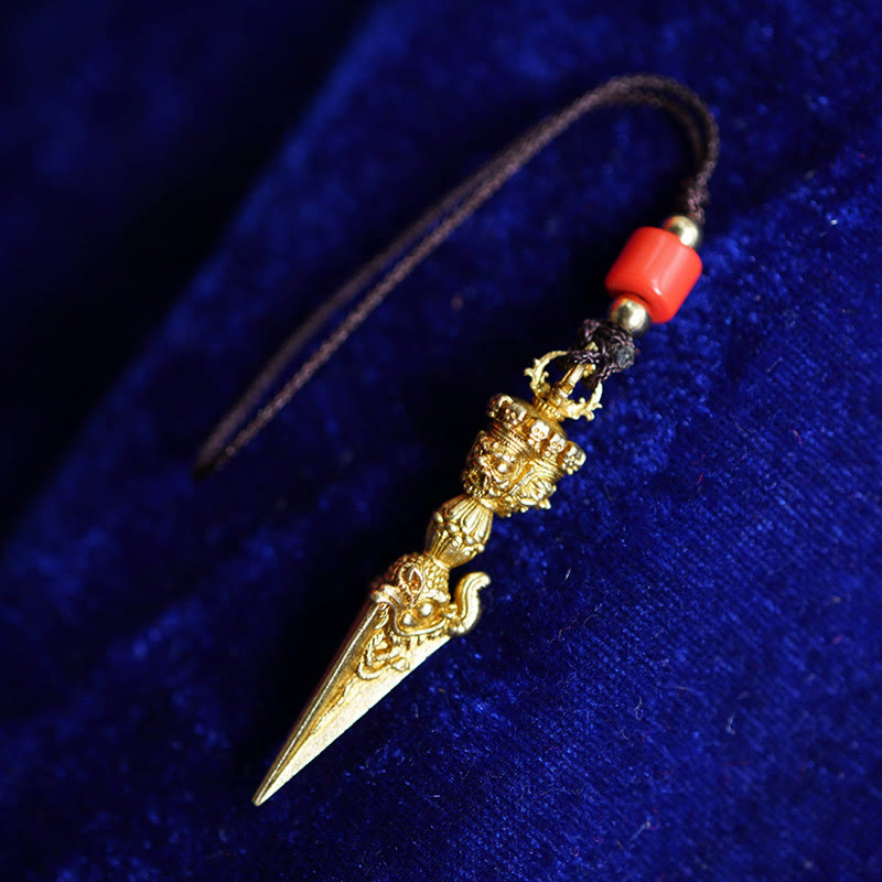 KarmaRipple's Tibet Dorje Vajra Engraved Spiritual Power Necklace Hanging Decoration p14