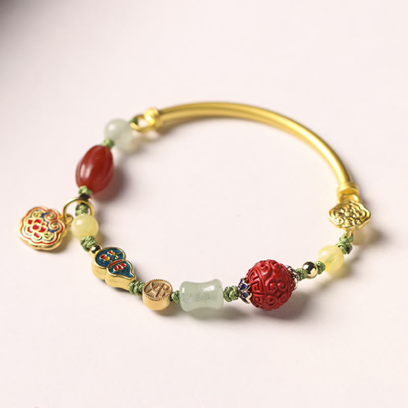 KarmaRipple's Tibetan Auspicious Clouds Fortune Happiness Wealth Fortune Bracelet p4