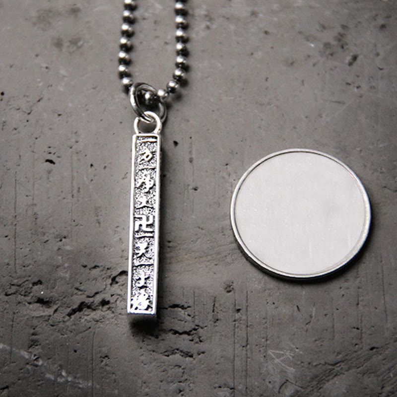 KarmaRipple's 925 Sterling Silver Tibetan Om Mani Padme Hum Buddha Swastika Symbol Wisdom Pendant Necklace p4