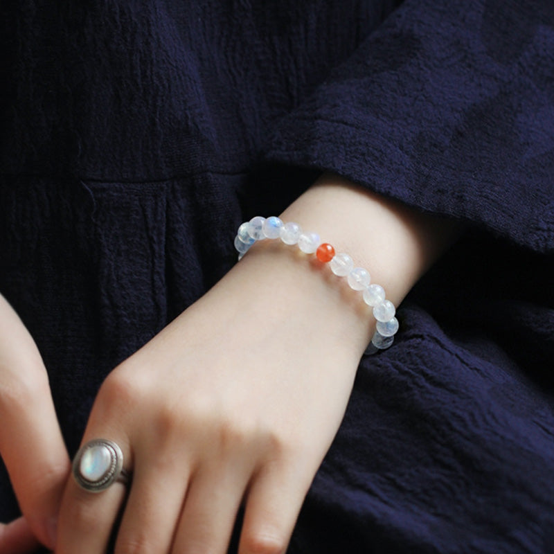 KarmaRipple's Moonstone Calm Balancing Positive Bracelet p3