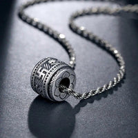 KarmaRipple's Tibet Om Mani Padme Hum Protection Pendant Necklace