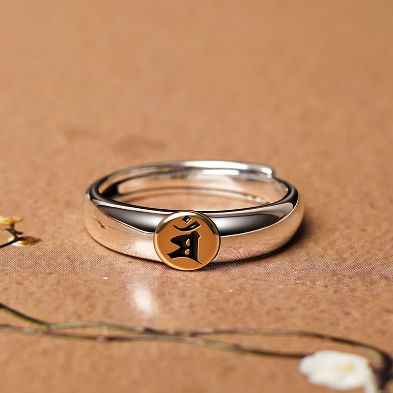 KarmaRipple's Tibetan Om Mani Padme Hum Carved Chinese Zodiac Natal Buddha Peace Ring p23