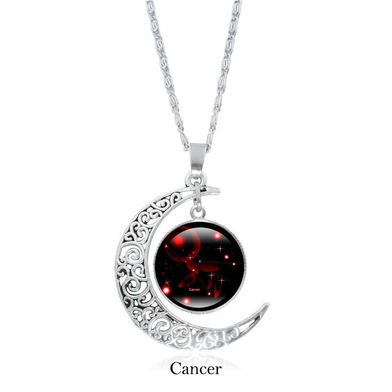 KarmaRipple's 12 Constellations of the Zodiac Moon Protection Pendant Chain Necklace p5