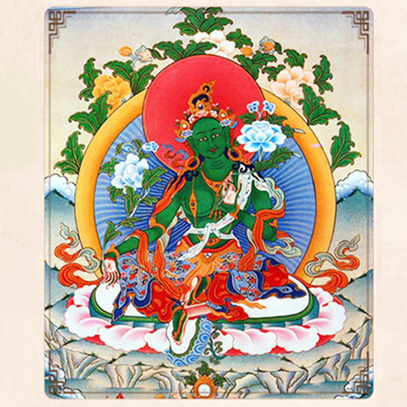 KarmaRipple's 108 Mala Beadwork Authentic Green Agate Bodhisattva Green Tara Manifestation Talisman Bracelet p6