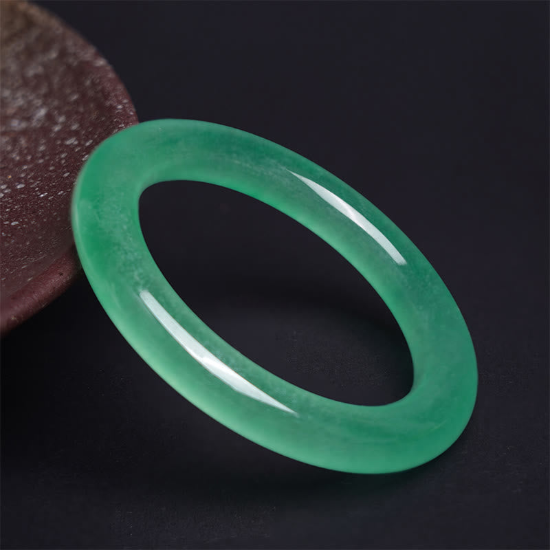 KarmaRipple's Authentic Jade Fortune Prosperity Bracelet Bangle p1
