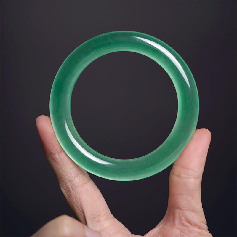 KarmaRipple's Authentic Jade Fortune Prosperity Bracelet Bangle p4