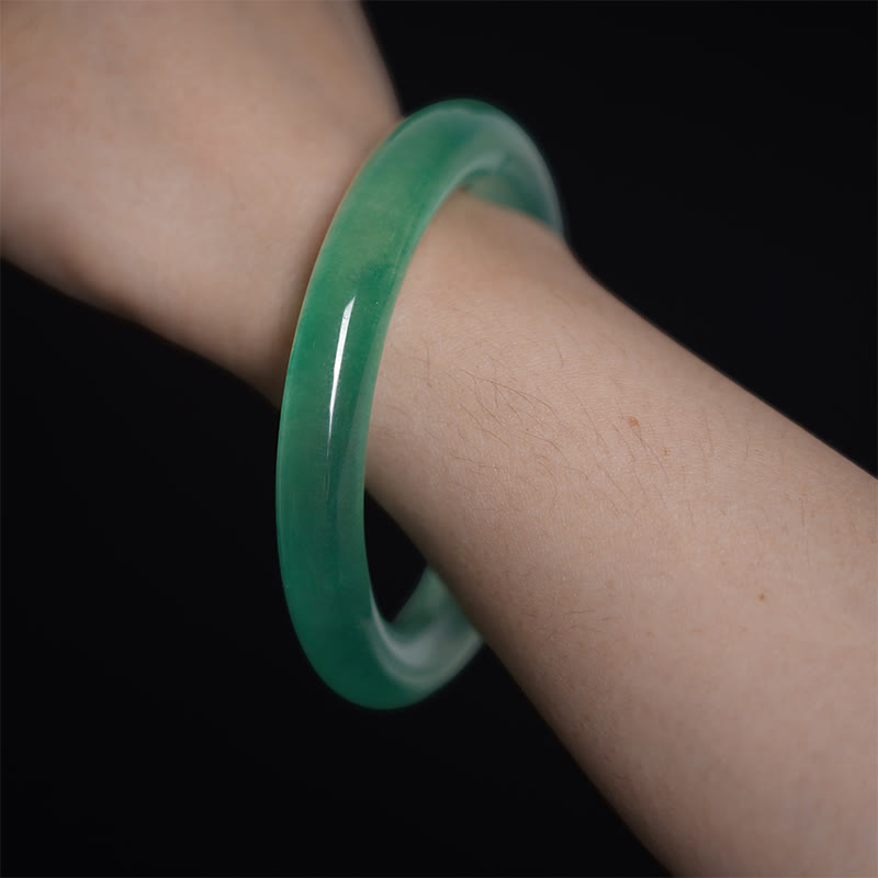 KarmaRipple's Authentic Jade Fortune Prosperity Bracelet Bangle p5