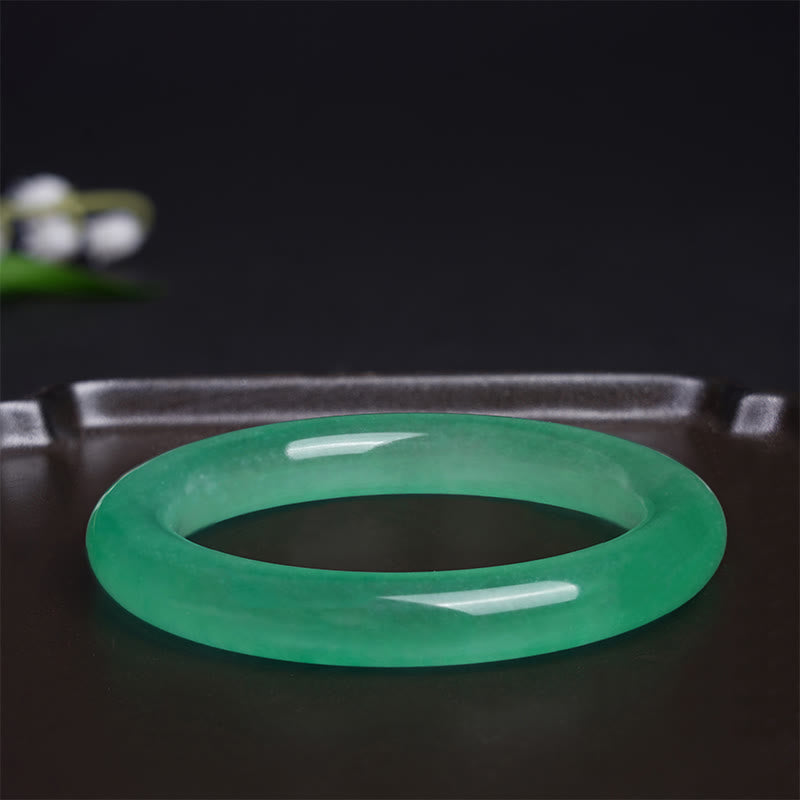 KarmaRipple's Authentic Jade Fortune Prosperity Bracelet Bangle p3
