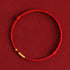 Red Rope(One&Four Gold Beads) / 21cm