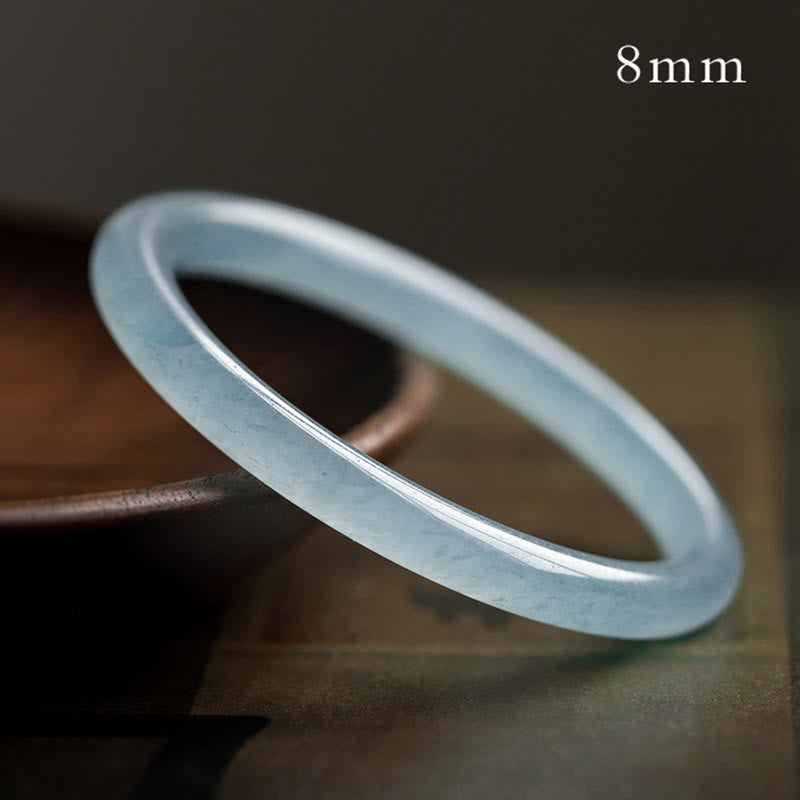 KarmaRipple's Authentic Aquamarine Serenity Bangle Bracelet p28