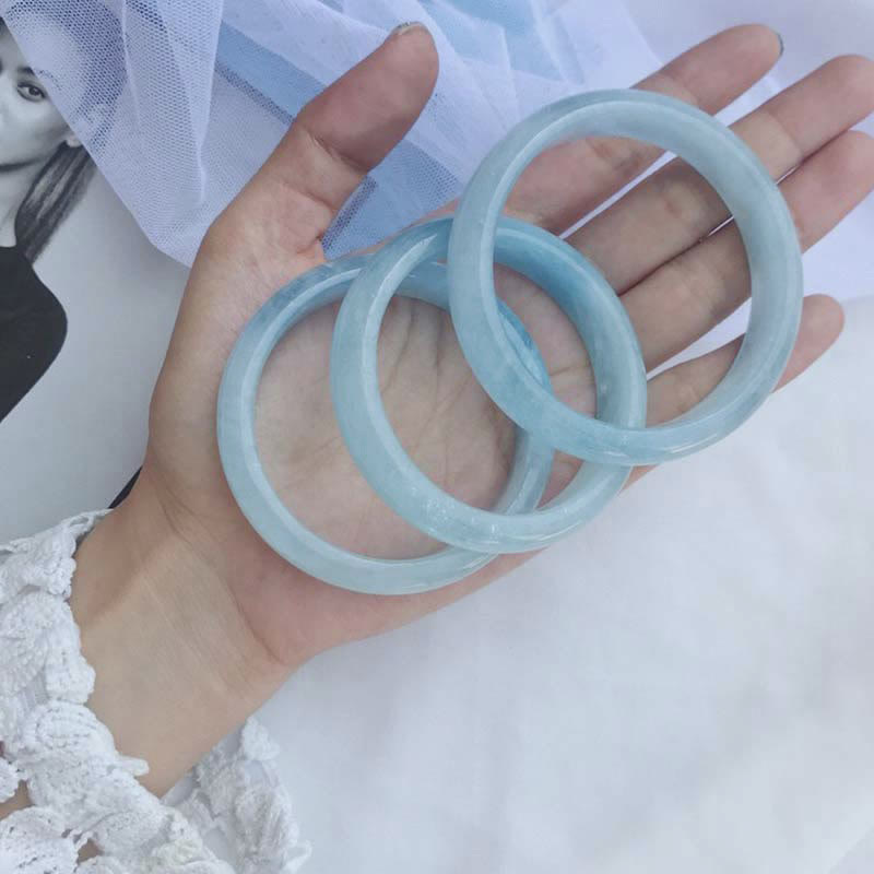 KarmaRipple's Authentic Aquamarine Blessing Bangle Bracelet p10
