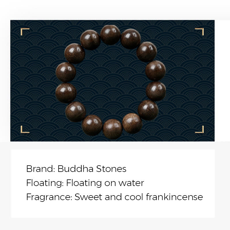 KarmaRipple's Tarakan Basic Floating On Water Agarwood Peace Bracelet p9