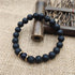 Blue Sandstone Lava Rock / 8mm