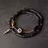 Black Onyx Copper Dzi Bead(Wrist Circumference: 14-14.5cm)