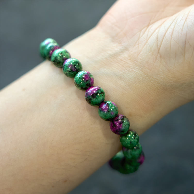 KarmaRipple's Ruby Zoisite Connection Bracelet p4