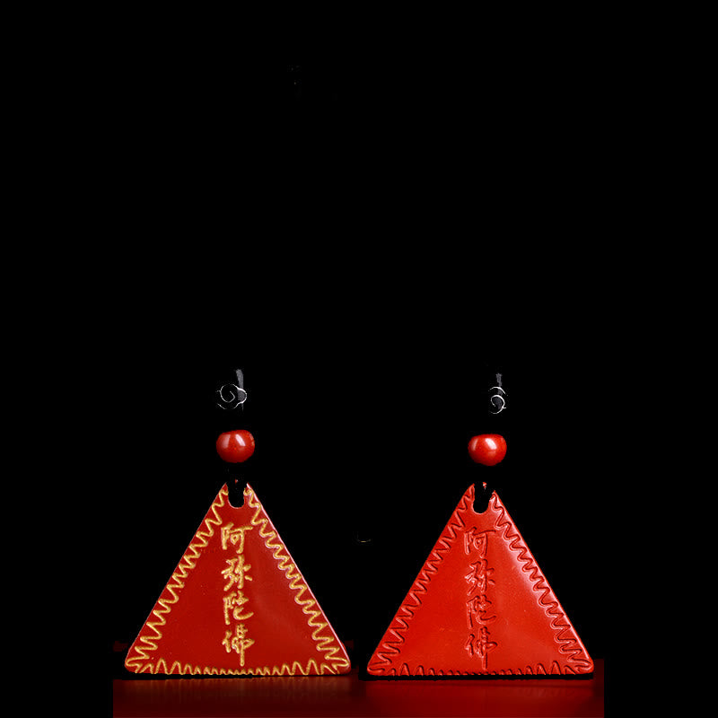 KarmaRipple's Cinnabar Amitabha Calm Pendant Necklace p16