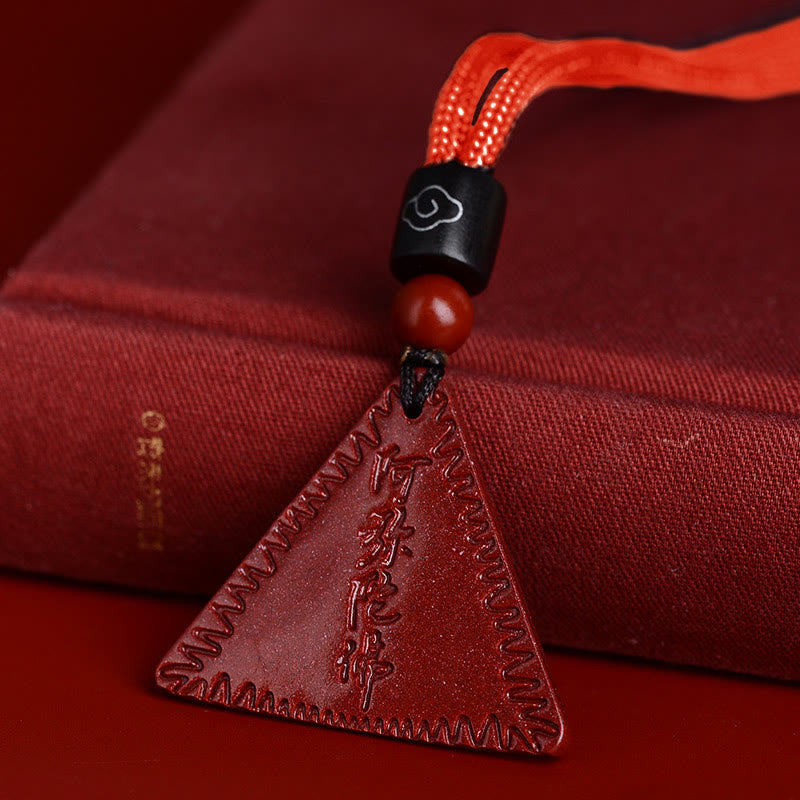 KarmaRipple's Cinnabar Amitabha Calm Pendant Necklace p10