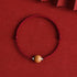 Dark Red Rope / 10mm / Anklet(Circumference 17-30cm)