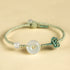 White Agate Green Rope(Wrist Circumference:14-16cm)
