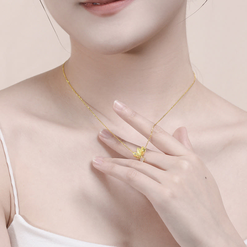 KarmaRipple's 925 Sterling Silver Lotus Keep away evil spirits Pendant Necklace p6