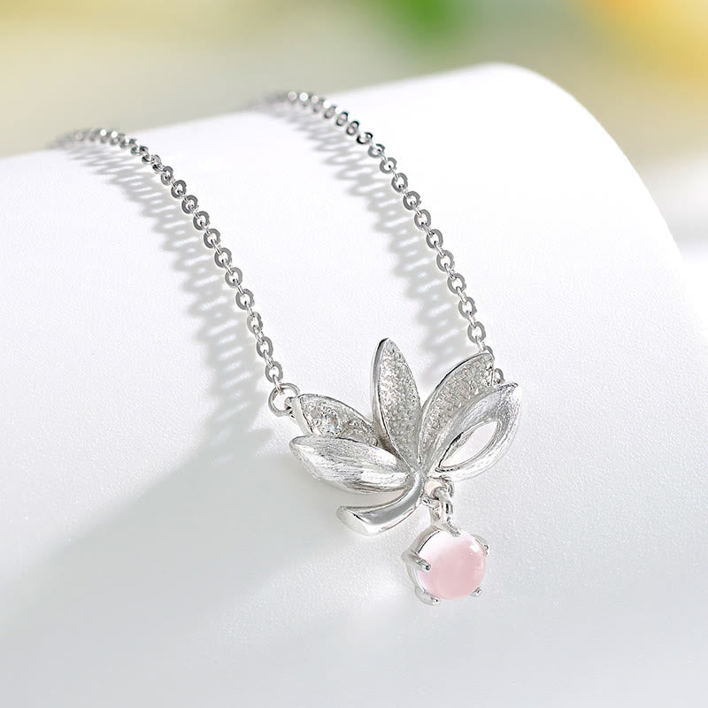 KarmaRipple's 925 Sterling Silver Lotus Keep away evil spirits Pendant Necklace p9