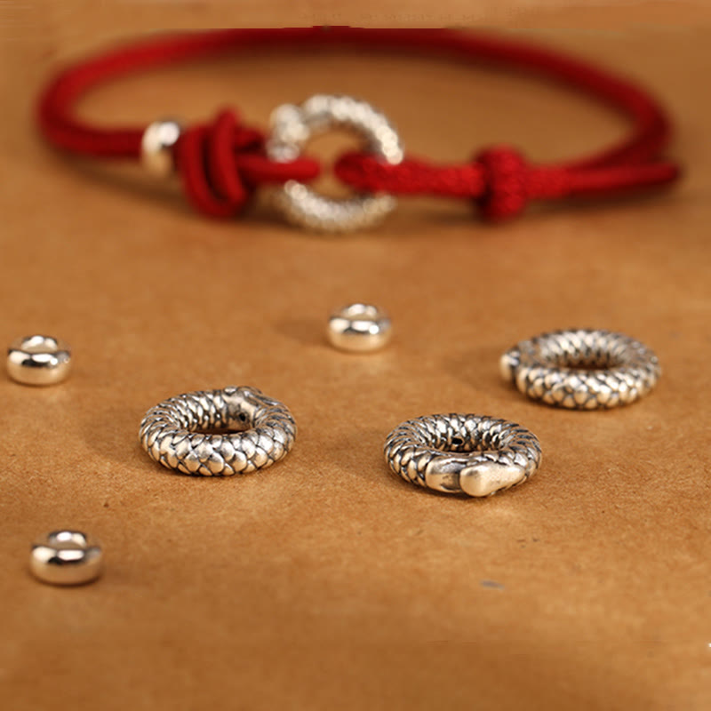 KarmaRipple's 999 Sterling Silver Year Of The Dragon Peace Buckle Fortune Bracelet p16