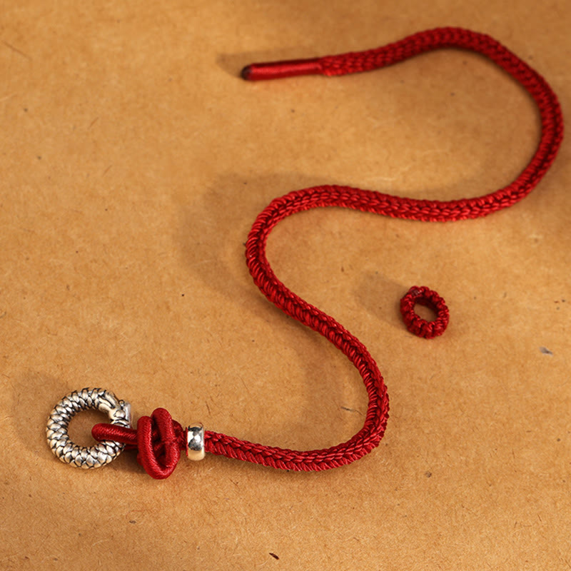 KarmaRipple's 999 Sterling Silver Year Of The Dragon Peace Buckle Fortune Bracelet p5