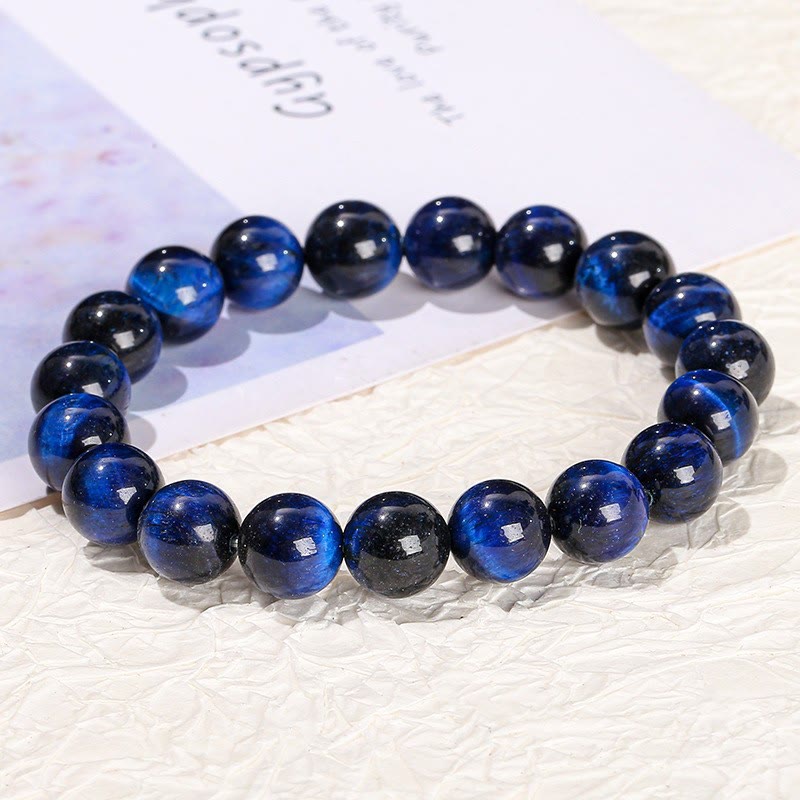 KarmaRipple's Blue Tiger Eye Balance Bracelet p2