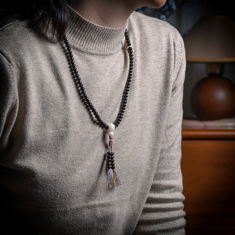 KarmaRipple's 108 Mala Beadwork Bowl Bodhi Seed Colored Rope Peace Bracelet p3