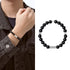 Black Obsidian 925 Sterling Silver(Wrist Circumference: 17-19cm)