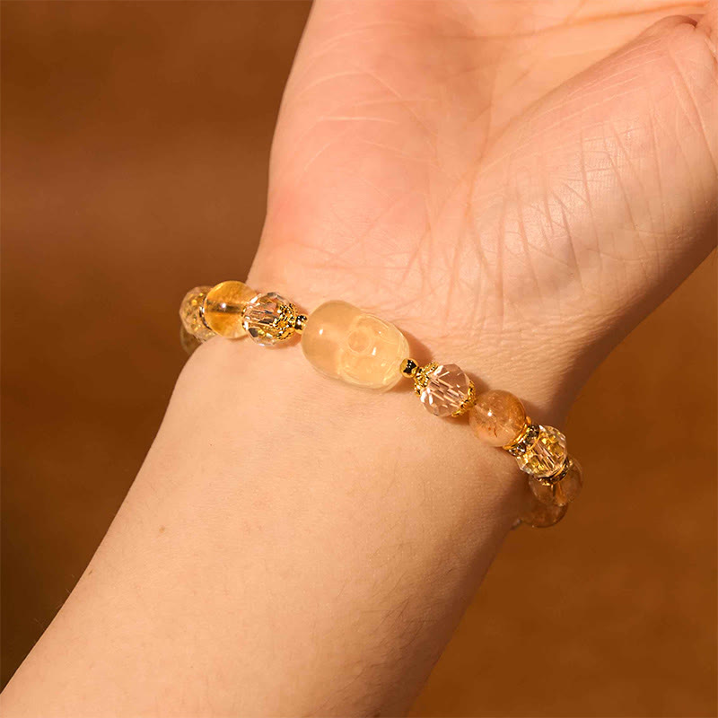 KarmaRipple's Authentic Citrine Pixiu Prosperity Bracelet p3