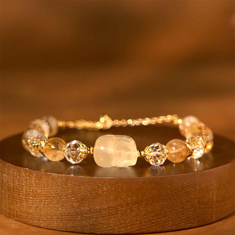 KarmaRipple's Authentic Citrine Pixiu Prosperity Bracelet p2