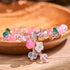 Pink Green White Crystal(Wrist Circumference: 14-16cm)