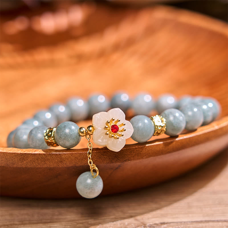 KarmaRipple's Jade Abundance Flower Bracelet p9