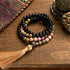 Black Jasper Khaki Tassel(Wrist Circumference: 14-16cm)
