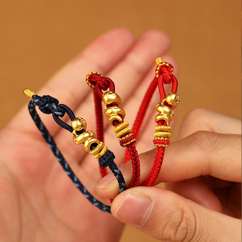 KarmaRipple's 999 Gold Year of the Snake Handcrafted Strength?Bracelet p4