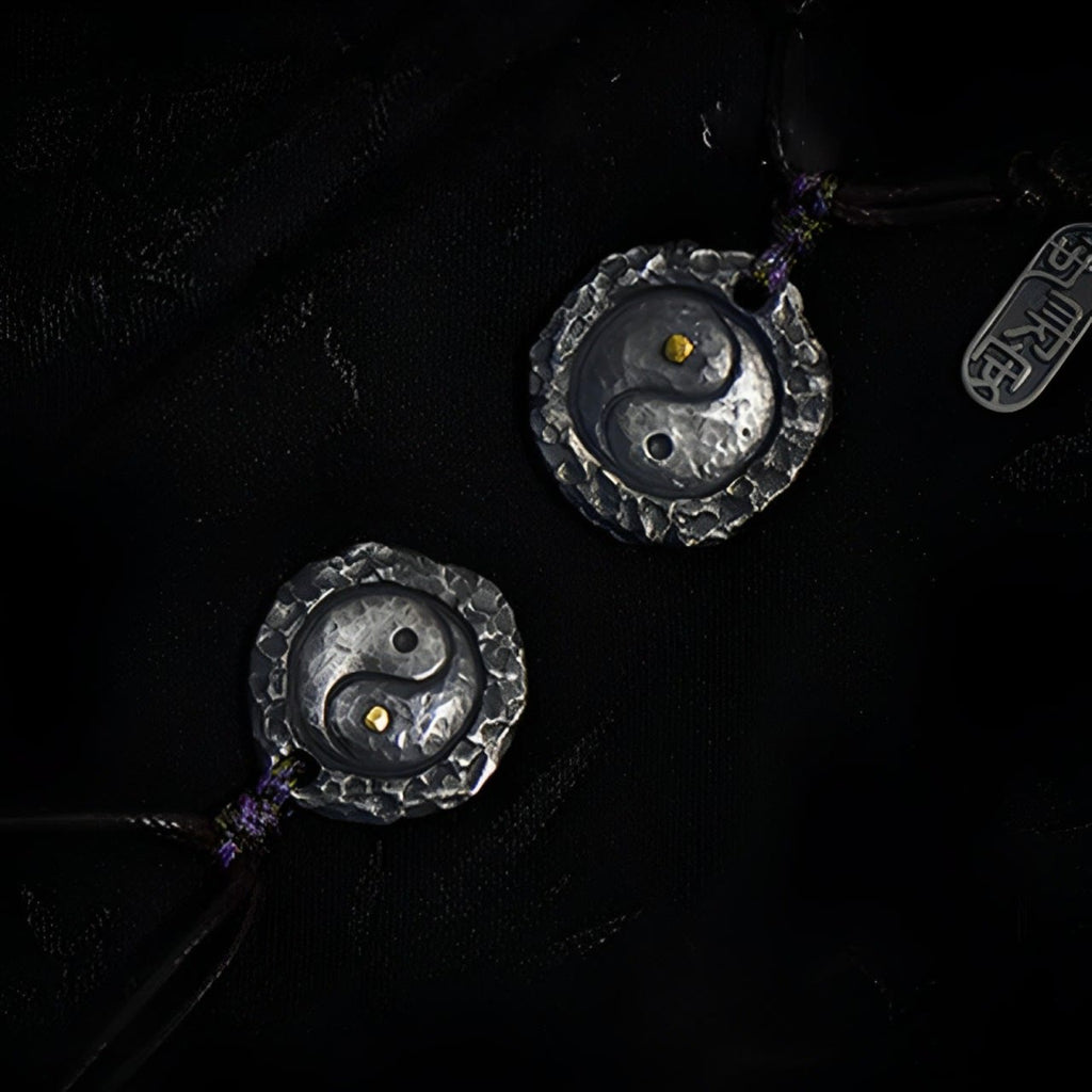 KarmaRipple's 999 Sterling Silver Tai Chi Yin Yang Design Balance Pendant Necklace p13