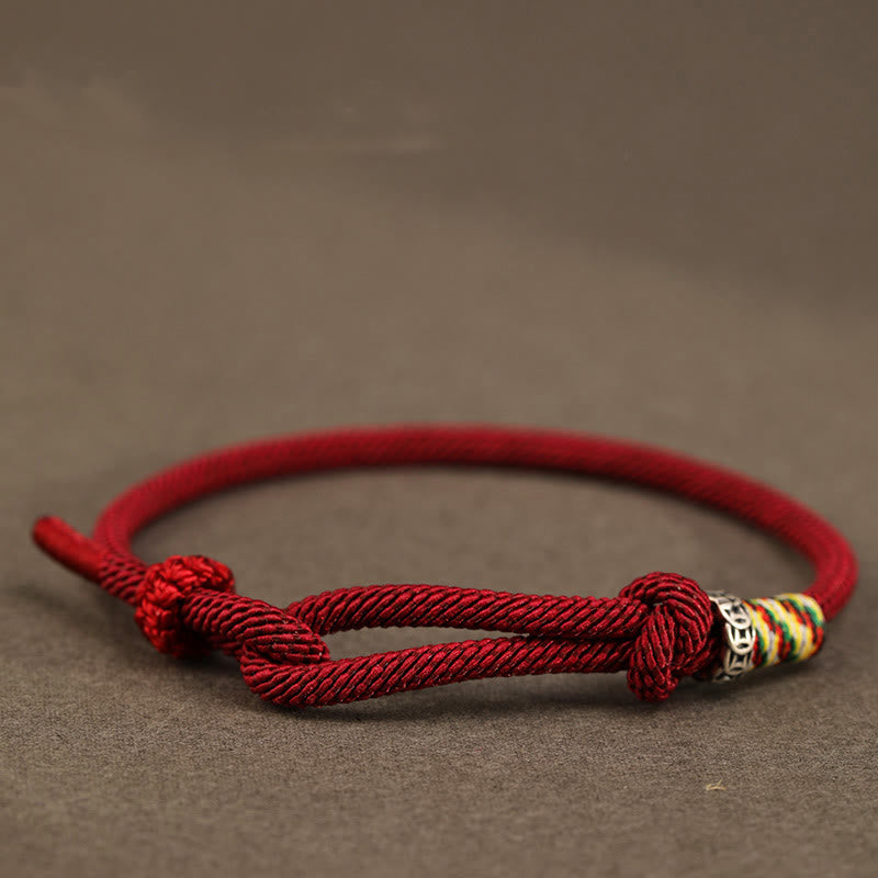 KarmaRipple's Red String 925 Sterling Silver 999 Sterling Silver Coin Fortune Bracelet p2