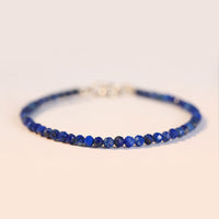 KarmaRipple's Small Lazurite Ultra-Thin Beadwork Balance Bracelet