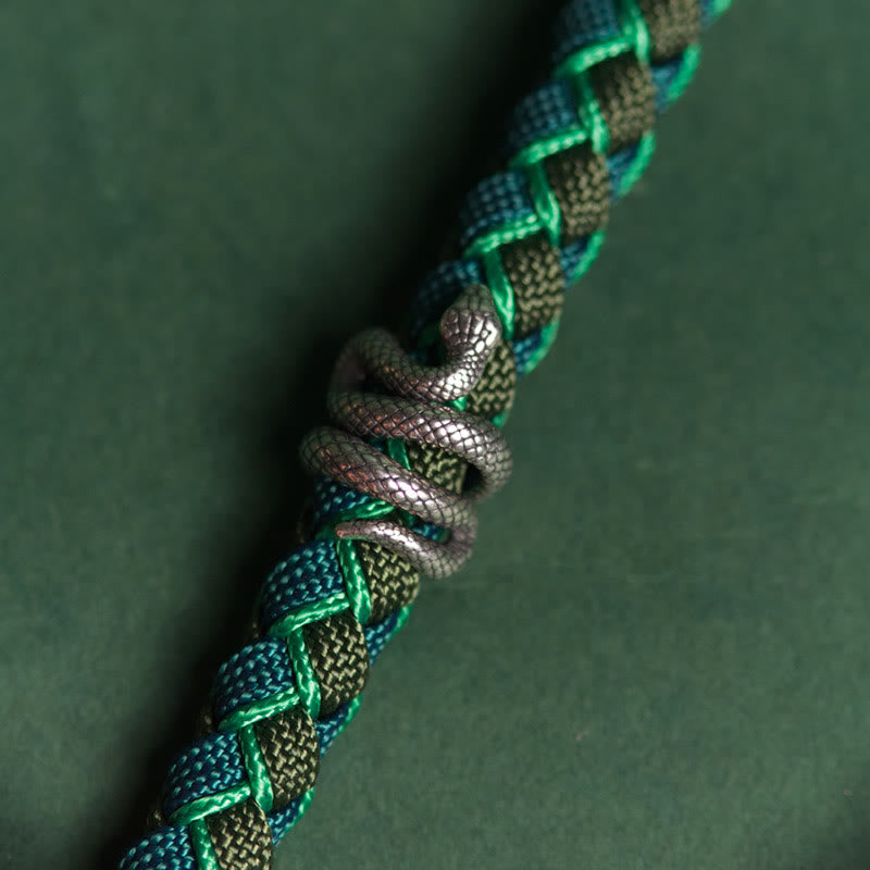 KarmaRipple's Year of the Snake 999 Sterling Silver String Protection Woven Bracelet p10