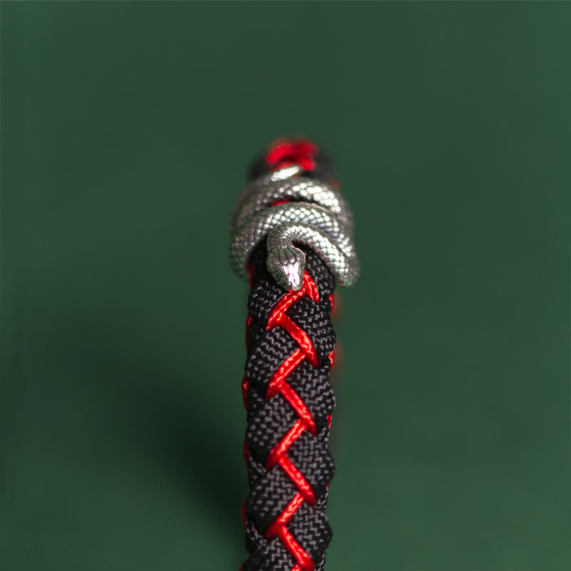 KarmaRipple's Year of the Snake 999 Sterling Silver String Protection Woven Bracelet p12