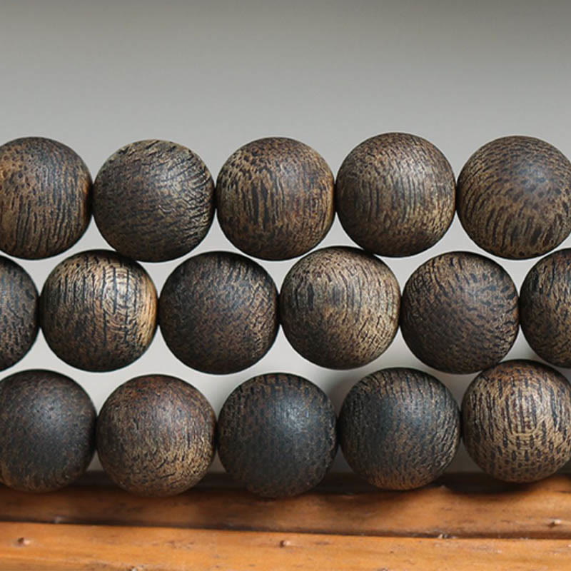 KarmaRipple's Nha Trang 108 Mala Beadwork 8mm Ivory Qinan Vietnam Agarwood Peace Bracelet p23