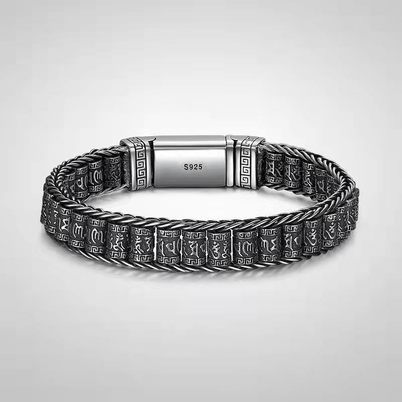 KarmaRipple's Tibetan Bronze Buckle Om Mani Padme Hum Peace Metal Bracelet p15