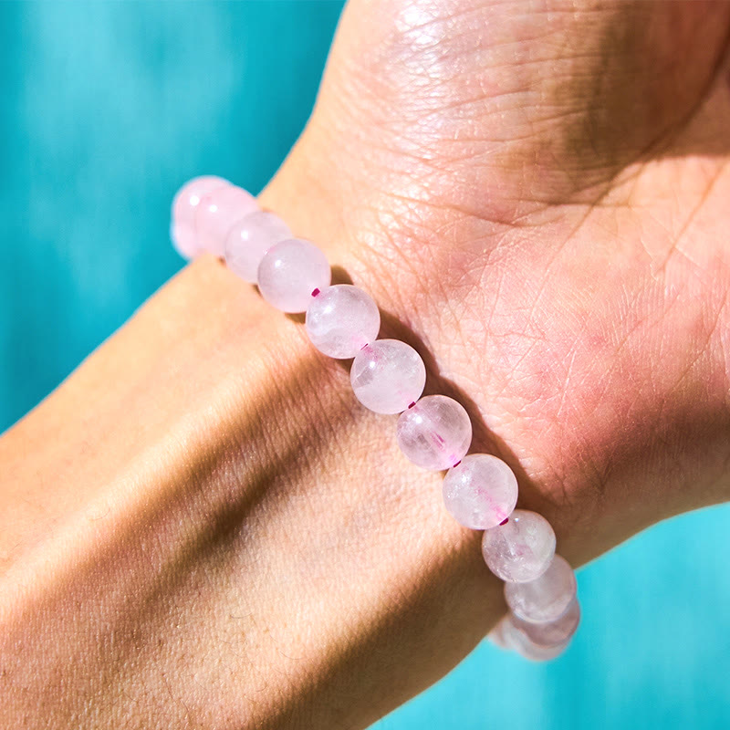 KarmaRipple's Pink Gemstone Color Change Double PiXiu Cyclone Talisman Warmth Bracelet p5