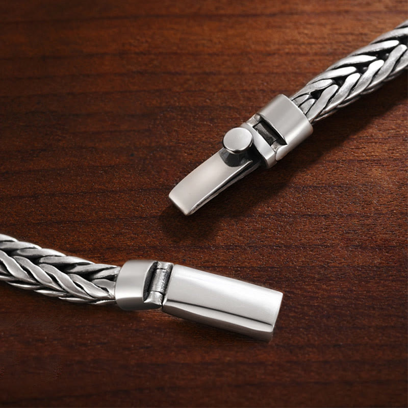 KarmaRipple's Tibetan Bronze Weave Om Mani Padme Hum Relief Vajra Peace Metal Bracelet p12